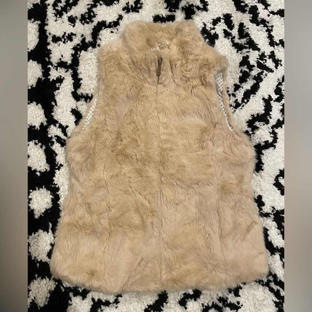 Zara faux fur vest